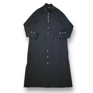 19SS Yohji Yamamoto POUR HOMME Gabardine Stand Collar Blouse ギャバジン スタンド カラー ブラウス 3 ヨウジヤマモト プールオム