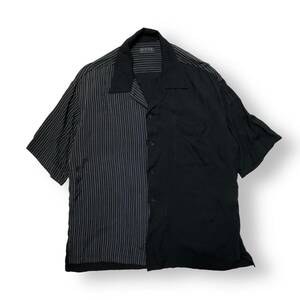 SYT’E Yohji Yamamoto short sleeve shirt black size L 半袖シャツ ブラック サイト ヨウジヤマモト 店舗受取可