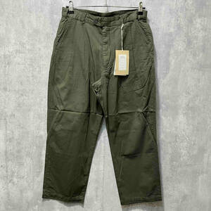 19SS NAISSANCE ORGANIC DYED PLEATED PANTS GRAY SIZE:S COTTON 19S-NSA-PT-01 プリーツワイドパンツ ネサーンス