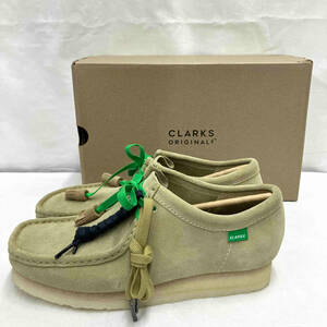 Clarks ×X-LARGEクラークス ×エックスラージ／ワラビーブーツ・デザートブーツ／サンドベージュ＆グリーン ／25.5cm