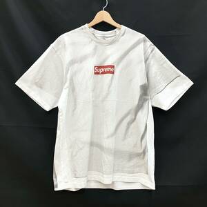 Supreme x MM6 Maison Margiela Box Logo Tee 'White' シュプリーム x MM6 メゾン マルジェラ ボックス ロゴ Tシャツ 'ホワイト' サイズL