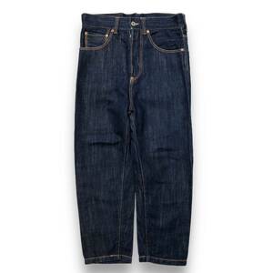 CLASS Cinch Back Selvage Sarouel Denim Pants シンチバック セルビッチ サルエル デニムパンツ ネイビー SIZE 2 クラス 店舗受取可