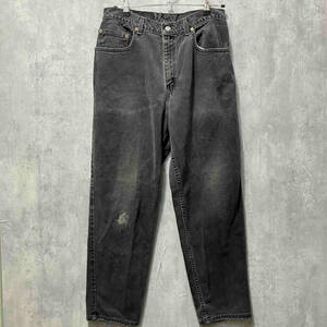 LEVI’S straight denim pants jeans ストレート デニム パンツ ジーンズ ブラック SIZE W32 L30 リーバイス