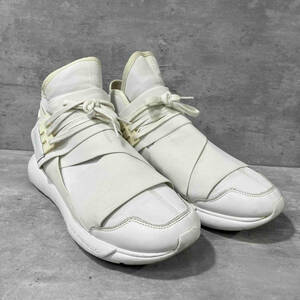 Y-3 QASA HIGH WHITE ハイカットスニーカー ホワイト 26.5cm ワイスリー 店舗受取可