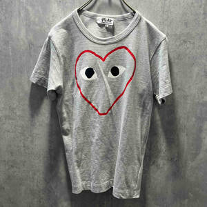 19ss PLAY COMME des GARCONS LOGO TEE 半袖Tシャツ Lサイズ プレイコムデギャルソン