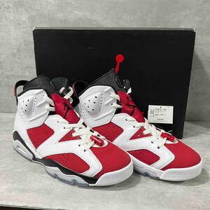 NIKE Air Jordan 6/Carmine/CT8529‐106 スニーカー CT8529-106 27cm 箱有り ホワイトレッド ナイキ ジョーダン