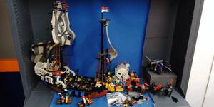 現状品 LEGO　6289　南海の勇者　ダークコラーダ号　ロジャー船長の船　6495　SYSTEM クレイジーゴーストプレーン　箱なし　パーツ未確認