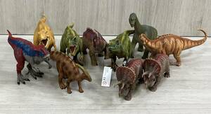 【ジャンク】 シュライヒ Schleich 恐竜フィギュア 10点セット まとめ売り ティラノサウルス、トリケラトプスなど