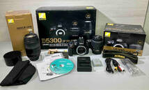 Nikon D5300 ダブルズームキット (ブラック) デジタル一眼_画像1
