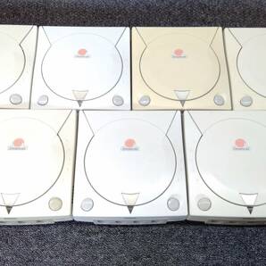 鴨BY DC ドリームキャスト本体 まとめ売り7台セット HKT-3000 SEGA セガ Dreamcast ジャンクの画像1