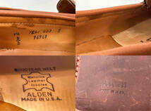 ALDEN オールデン2000'S 9696F Penny Loafer Cognac Calfskin ペニーローファー レザー ドレスシューズ アメリカ製 サイズUS9.5 約27.5cm_画像9