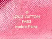 LOUIS VUITTON モノグラム ポルトフォイユ・ゾエ 三つ折り財布 フューシャ コンパクトウォレット レディース_画像5