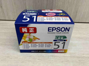 未使用品 EPSON 純正 インクカートリッジ 6色パック IC6CL51