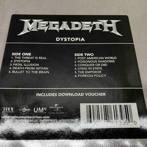 【LP盤Rock】MEGADETH / DYRTOPIA メガデスの画像3