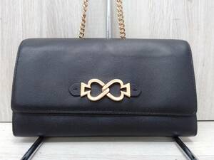 ケイトスペード　kate spade　チェーンウォレット　財布　黒