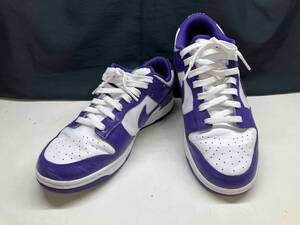 NIKE ナイキ DUNK LOW RETRO ダンクローレトロ DD1391-104 スニーカー ホワイト x パープル Championship Court Purple 28cm 店舗受取可