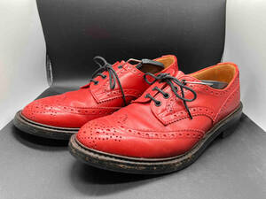 TRICKER’S トリッカーズ 5633 ウィングチップ US10.5 28.5cm UK9.5 EU44 バートン レッド ドレスシューズ