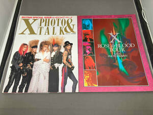 Xライヴ写真集 ROSE&BLOOD TOUR +「X」PHOTO&TALKの2冊セット