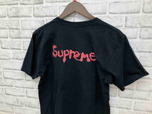 Supreme シュプリーム 半袖Tシャツ カエルプリント バッグロゴ 黒 ブラック USA製 店舗受取可_画像6