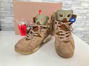 NIKE x Travis Scott ナイキxトラビススコット Air Jordan 6 RETRO SP エアジョーダンレトロDH0690-200 スニーカー キャメル 27.5cm