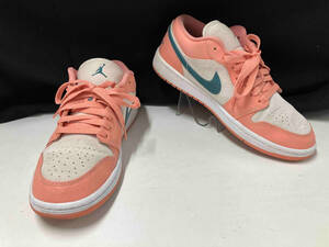 NIKE ナイキ WMS AIR JORDAN 1 LOW ウィメンズ エアジョーダン 1 ロー DC 0774-800 スニーカー ヌバック 約25.5cm