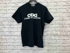 CDG COMME des GARCONS コムデギャルソン ロゴプリント Tシャツ 半袖 L 日本製 AD2019 ブラック