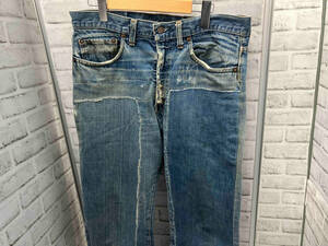 LEVI’S／517-0217／66前期／75年製／ボタン裏2／アメリカ製／古着／70s／リーバイス／ヴィンテージ／シングルステッチ／リペアあり