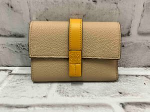 【AI鑑定済】LOEWE／Small vertical wallet／0010965028／スモールバーティカルウォレット／ロエベ／付属品完備／美品／三つ折り財布