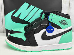 【鑑定済み】【タグ付き】NIKE AIR JORDAN 1 HIGH OG /GREEN GLOW /スニーカー/ナイキ/エアジョーダンワンハイ/DZ5485 130/29㎝