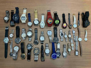 ジャンク 腕時計　まとめ売り　42点　CASIO G-SHOCK Swatch VICTORINOX VivienneWestwood COGU SEIKO CITIZEN FURLA GUIONNET など