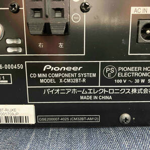 Pioneer X-CM32BT R [レッド Bluetooth対応] コンポ (▲ゆ09-10-01)の画像3