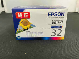 ジャンク 100円スタート 純正 EPSON インクカートリッジ6色パック IC6CL32