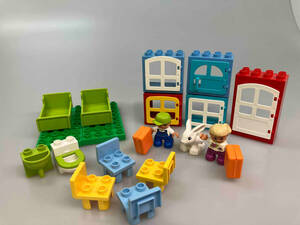 LEGO デュプロ ドア 窓 ベッド イス フィグ まとめ売り※プレート ウサギ バッグ トイレ お部屋