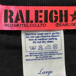 RALEIGH JOE STRUMMER ジョー ストラマー T-shirt Cut-Sew 半袖Tシャツ カットソー ブラック SIZE L ラレーの画像4