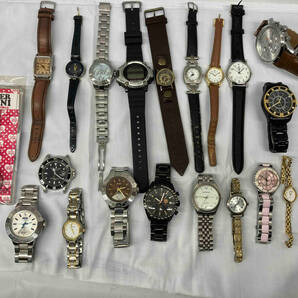 ジャンク 腕時計 まとめ売り 20 点 動作未確認 MUSK ALBA CASIO など ジャンクの画像1