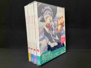 安心ゆうパック発送 Blu-ray 帯あり 【※※※】[全4巻セット]TVアニメ「異世界はスマートフォンとともに。」 vol.1~4(Blu-ray Disc)