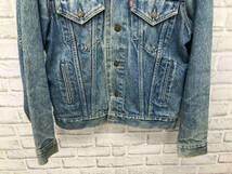 Levi's リーバイス 1980s 80s 70506-0216 サイズ38R アメリカ製 デニムジャケット Gジャン 綿 ブルー_画像4