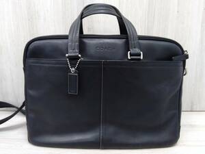 コーチ　COACH F70707 ビジネスバッグ　2wayバッグ　黒