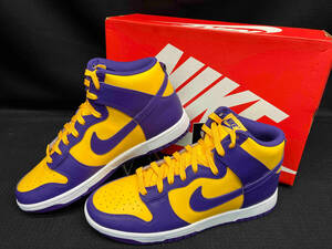 NIKE DUNK HIGH RETRO Lakers / DD1399-500 /ナイキ ダンクハイ レイカーズ スニーカー サイズ：27.0cm