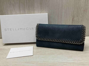 STELLA McCARTNEY/ステラマッカートニー Falabella/ファラベラ フラップコンチネンタルウォレット エコレザー 長財布 箱あり イタリア製