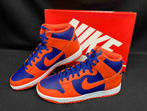 NIKE DUNK HIGH RETRO Orange and Deep Royal / DD1399-800 /ナイキ ダンクハイ スニーカー サイズ：27.0cm_画像1