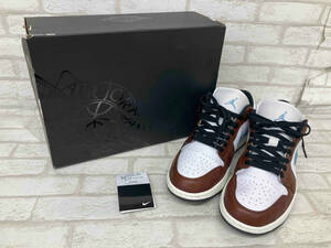 AIR JORDAN 1 LOW SE "BROWN BLUE GREY" FQ7832-142 （ホワイト/ブラック/セイル/ブルーグレー）