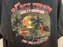 HARLEY DAVIDSON ハーレーダビッドソン USA製 プリントTee BLACK WINDOW 半袖Tシャツ コットン L_画像3