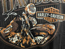 HARLEY DAVIDSON ハーレーダビッドソン USA製 プリントTee BLACK WINDOW 半袖Tシャツ コットン L_画像7