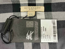 BURBERRY BRIT バーバリーブリット メンズ 長袖シャツ XXL グレー チェック コットン MADE IN TURKEY トルコ製_画像4