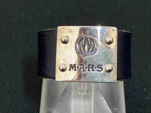 MARS|ma-z| leather & silver ring |8 number |6.7g