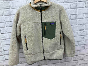 Patagonia パタゴニア ボアジャケット kids用 フリース Lサイズ ベージュ STY65625 FA19 WORN WEAR