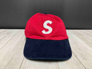 Supreme シュプリーム 24SS 2-Tone S Logo 6-Panel Cap キャップ レッド