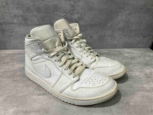 NIKE AIR JORDAN1 MID エア ジョーダン ワン ミッド スニーカー ホワイト SIZE 27.0cm ナイキ