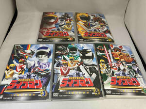 1 jpy start DVD Choujuu Sentai Liveman all 5 volume set used 